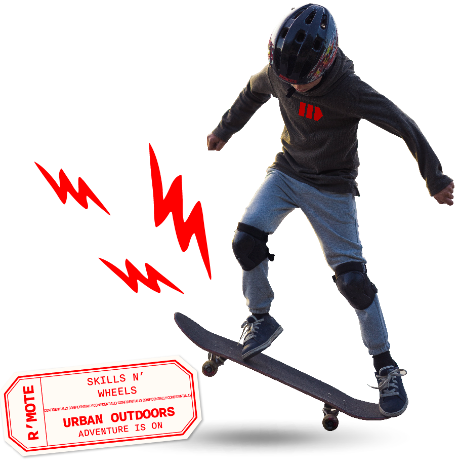 Παιδί κάνει skate